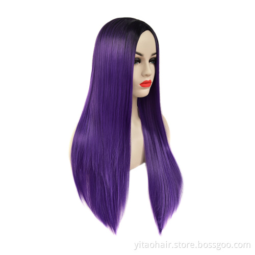 New Style Curly Lace Front Wig Cosplay Cheap Synthetic Wigs Light French Hair  Long HEN  Technique Color Weight Material